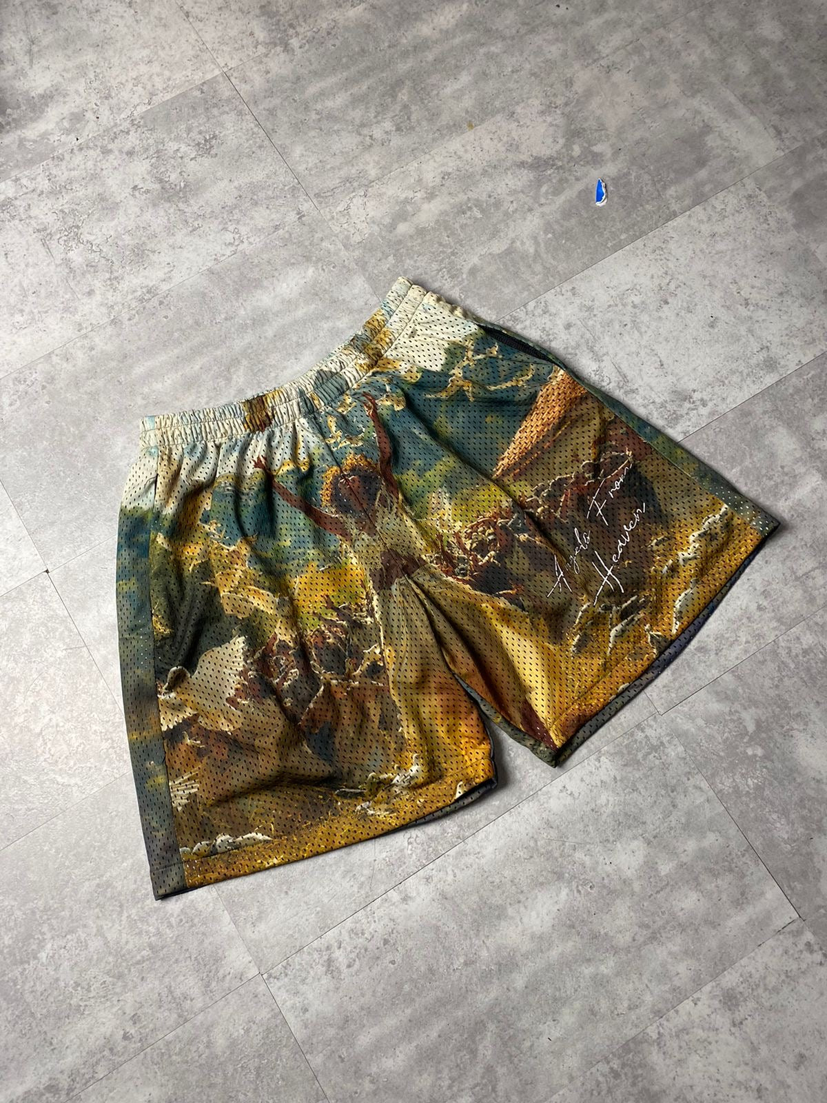 "Freedom" Knee High Mesh Shorts