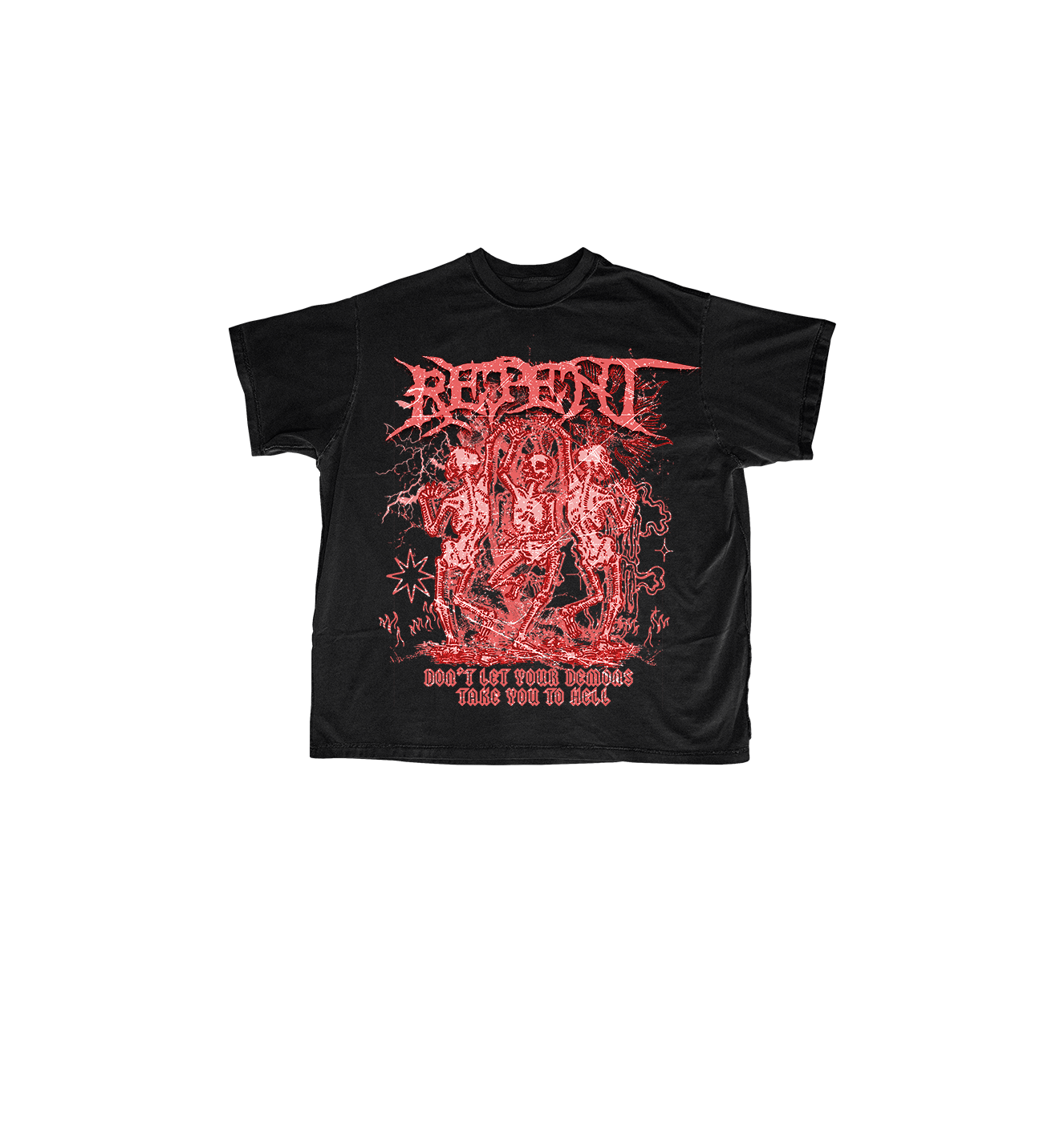 "Repent" Short Sleeve Shirt (Red)