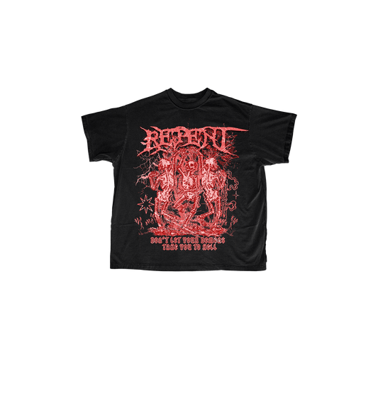 "Repent" Short Sleeve Shirt (Red)