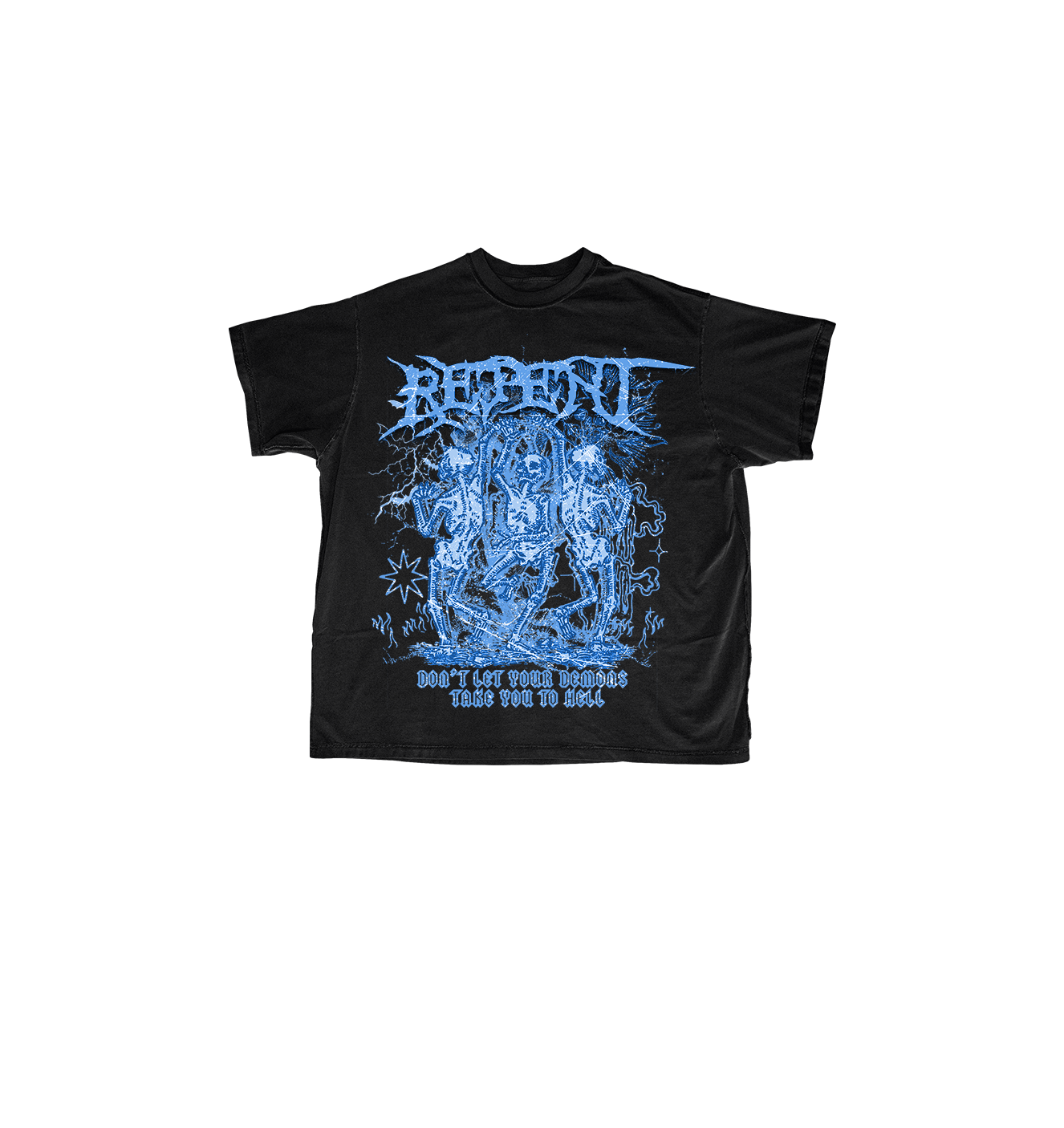 "Repent" Short Sleeve T-Shirt (Blue)